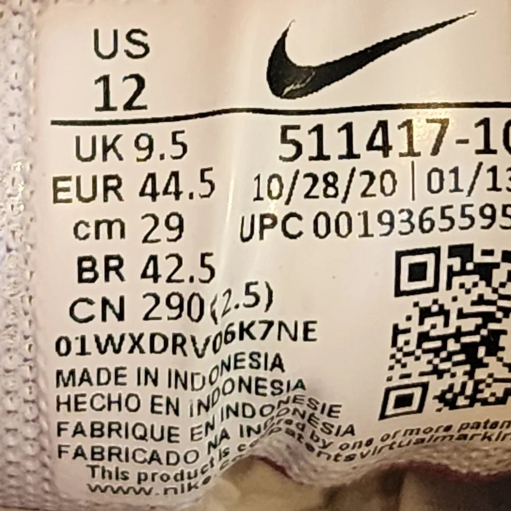 Nike Air Max Correl Multicolor Women's Sneakers, Size 12 - Picture 9 of 10